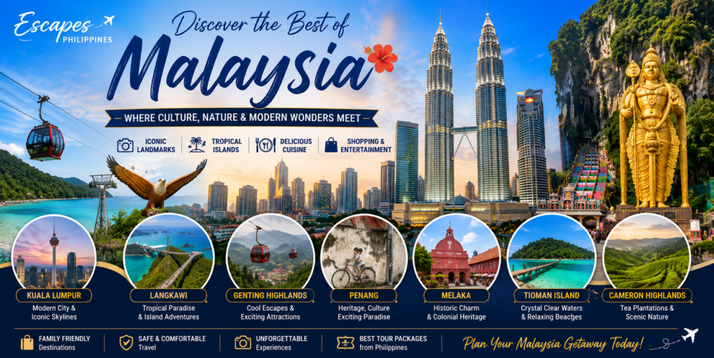 Best tourist places in Malaysia Escapes Philippines