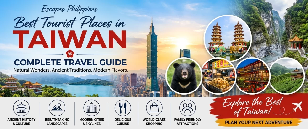 Best tourist places in Taiwan Escapes Philippines