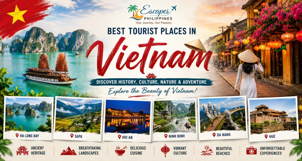 Discover the Best Tourist Places in Vietnam with Escapes Philippines