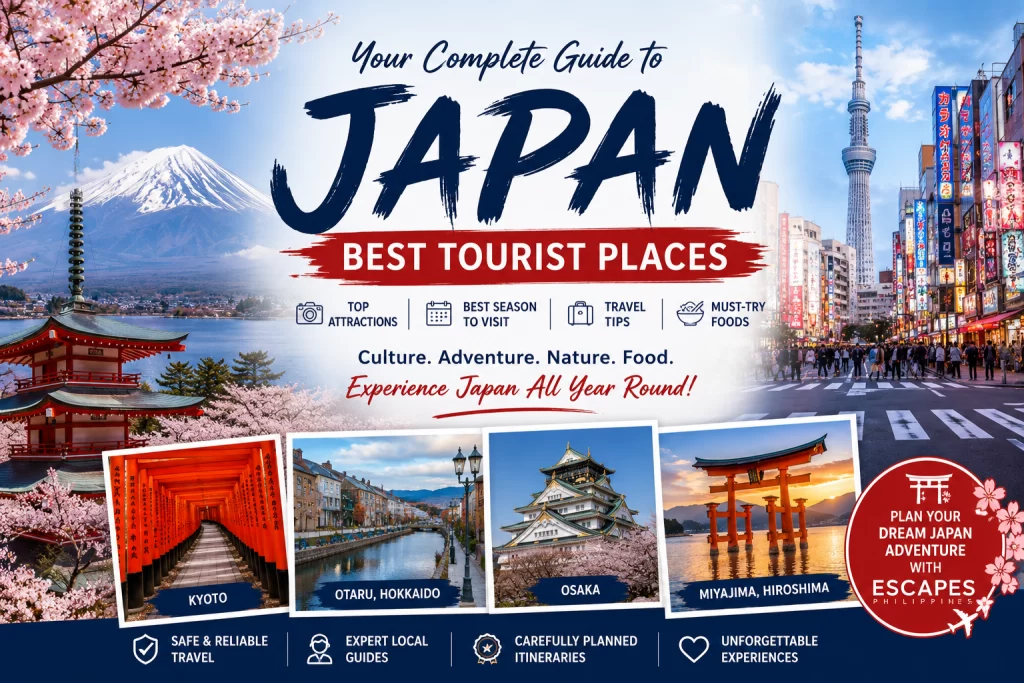 Best Tourist Places in Japan Complete Travel Guide Escapes Philippines
