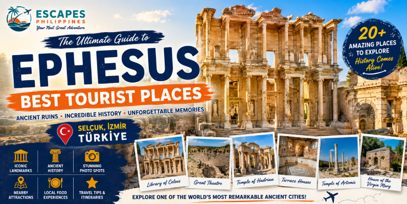Best tourist places in Ephesus Turkey Escapes Philippines