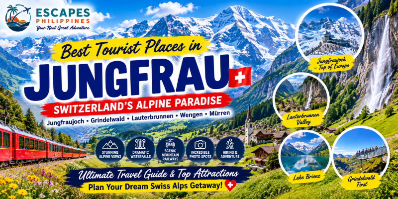 Best tourist places in Jungfrau Switzerland Escapes Philippines