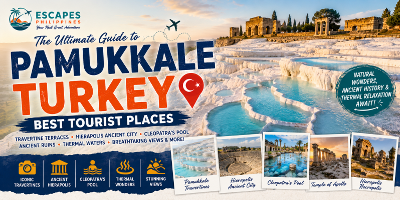 Best tourist places in Pamukkale Turkey Escapes Philippines